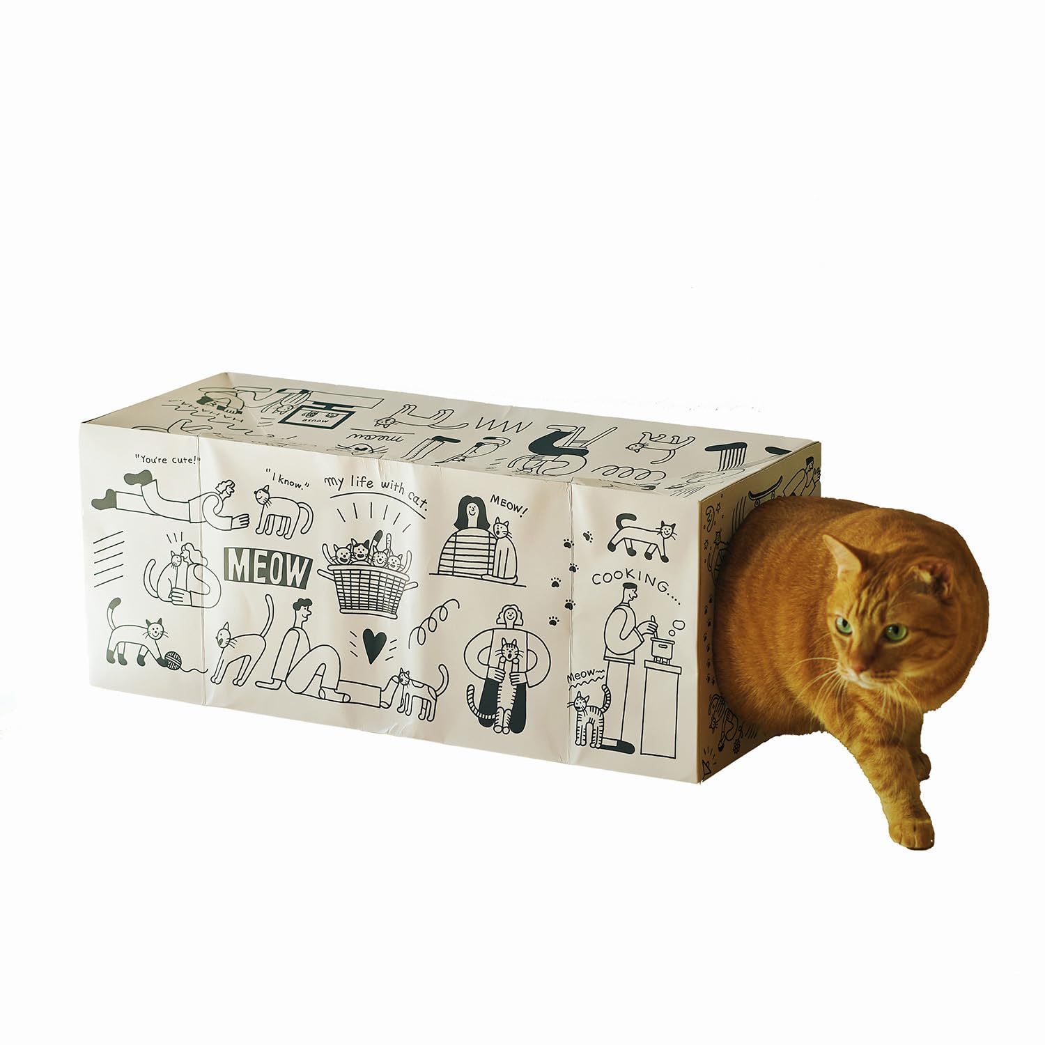 Amazon.co.jp: STOMACHACHE. × Orneko ネコトンネル : ペット用品